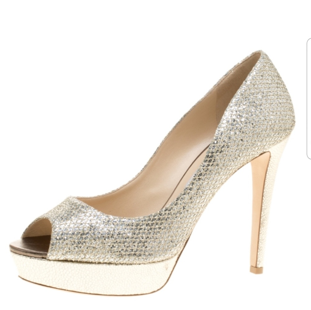 🔥 Accepting offers Jimmy Choo Peep toe pumps 🔥